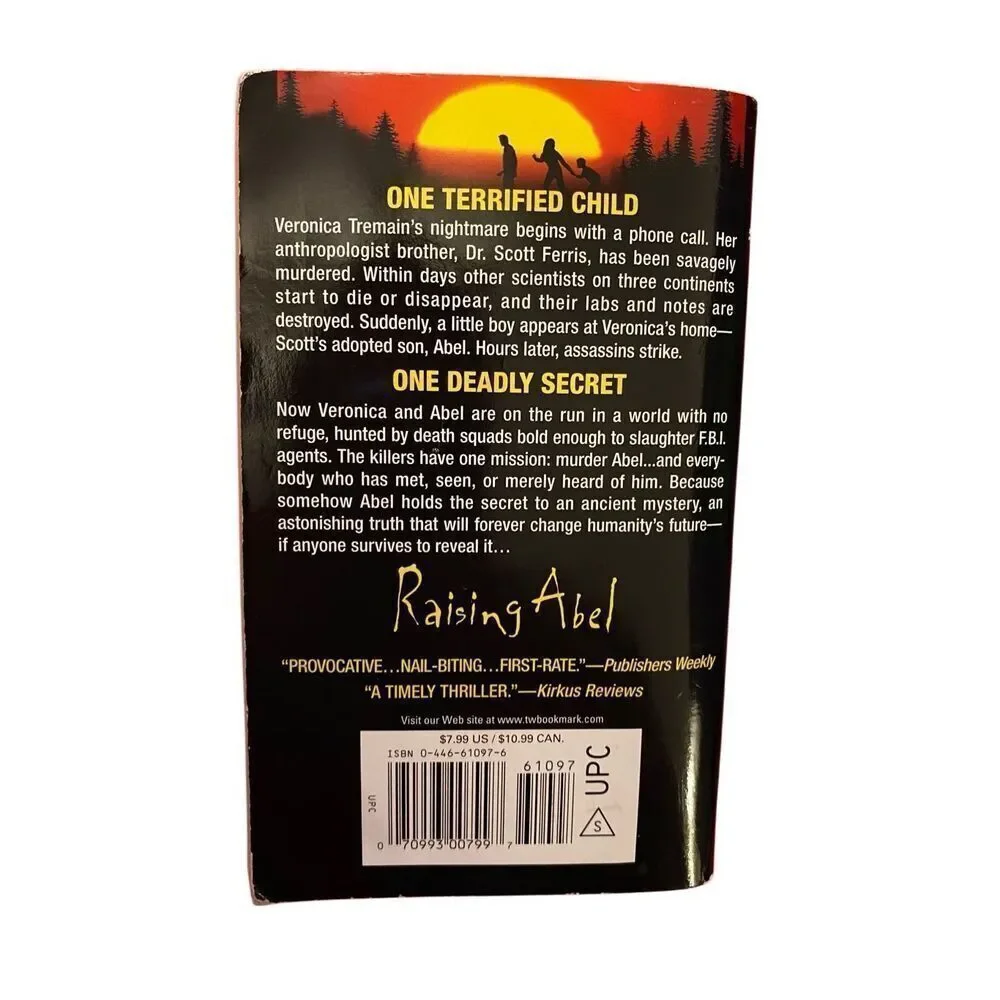 Raising Abel By W Michael Gear Paperback Book 2002 Mystery Action Adventure